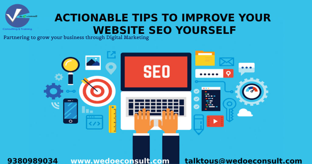 Actionable tips to improve your website SEO yourself