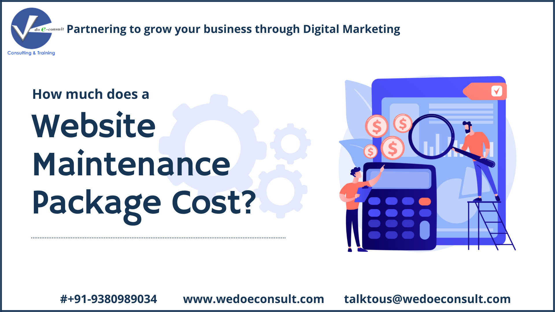 website maintenance package cost in india