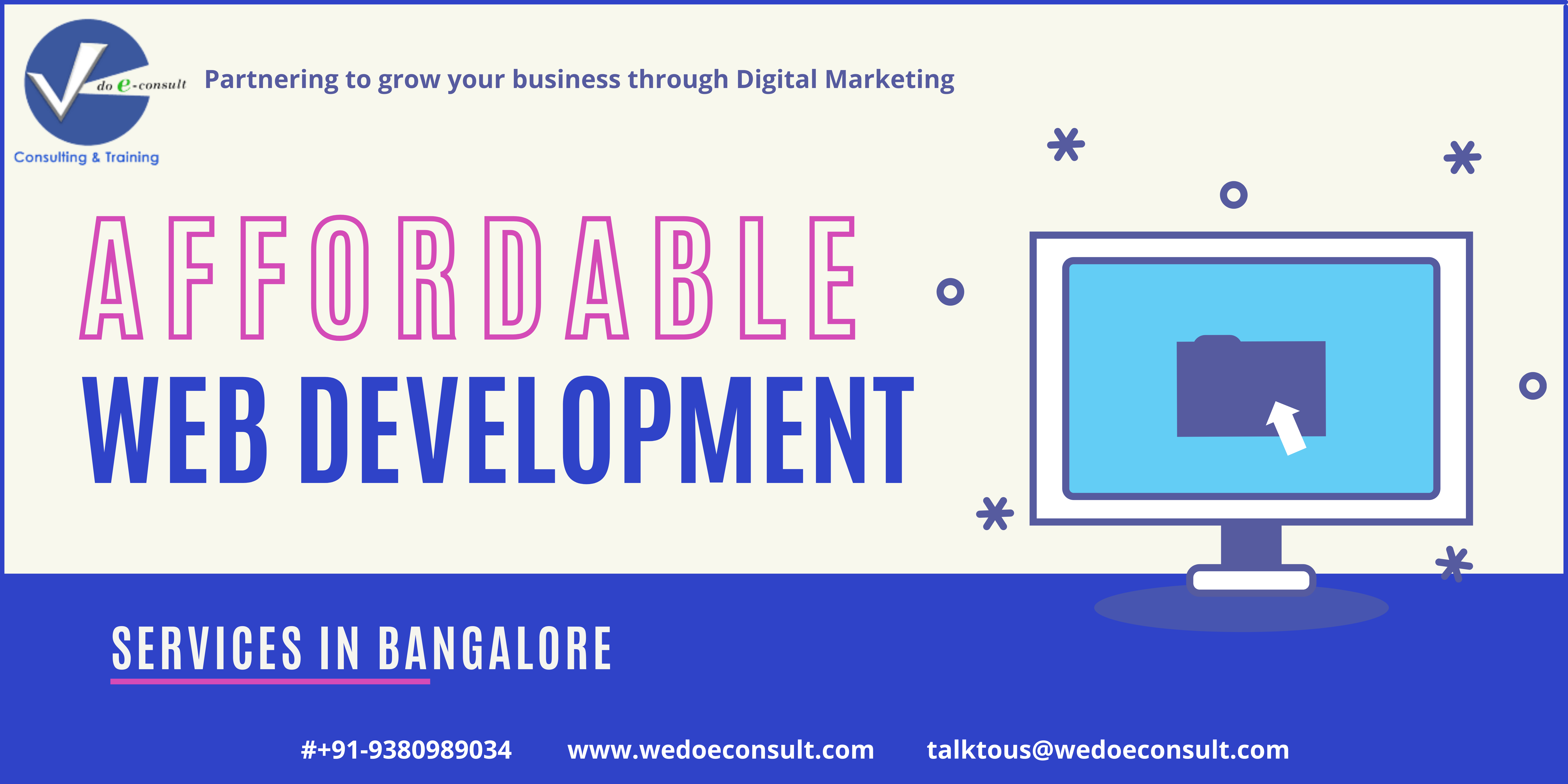 Affordable web development services in Bangalore