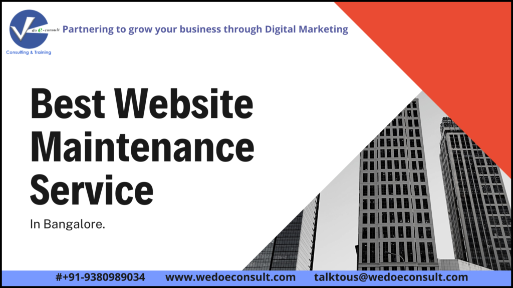 Best Website Maintenance Services in Bangalore
