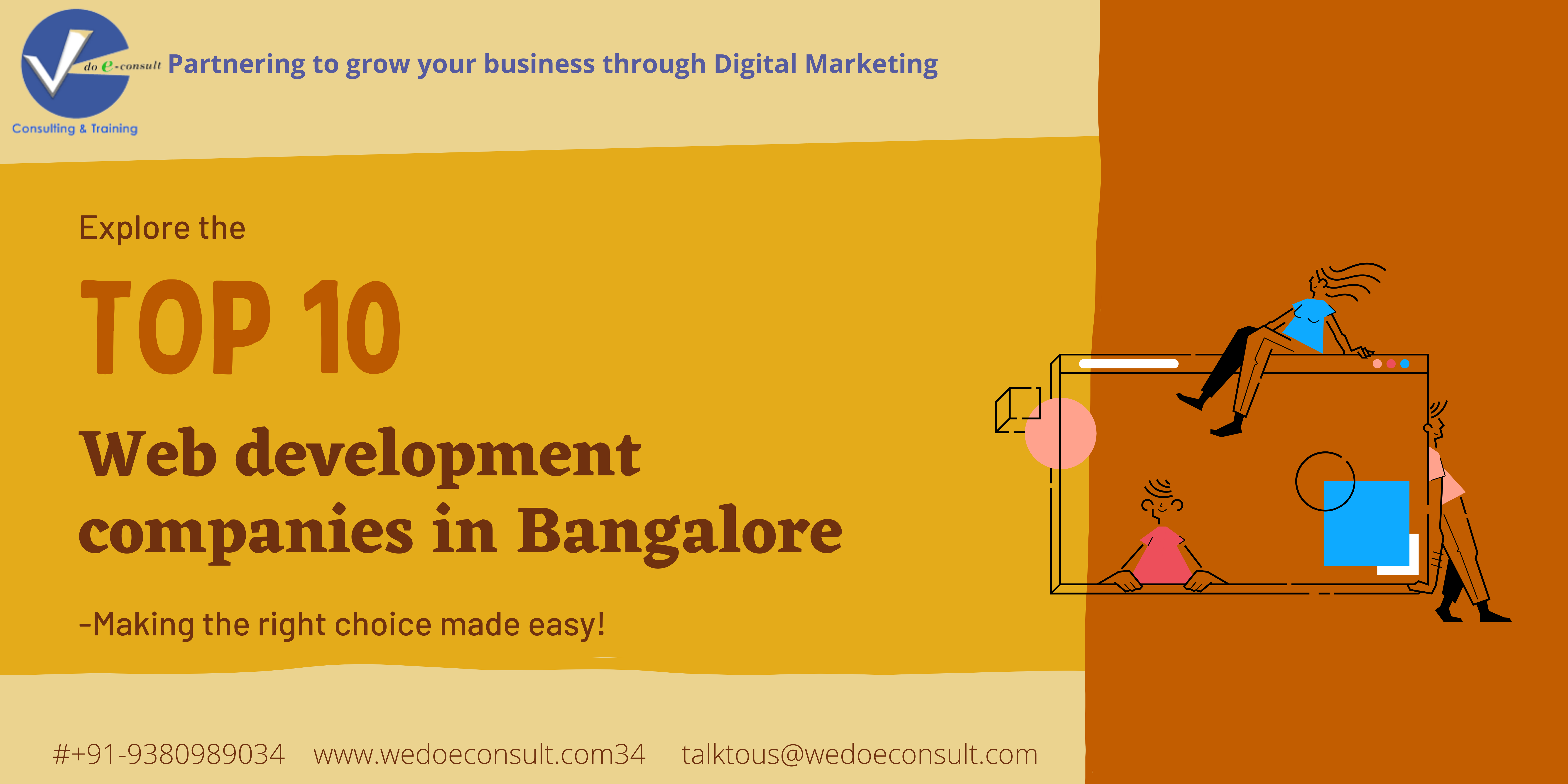 Top 10 Web Development Companies in Bangalore Wedoeconsult